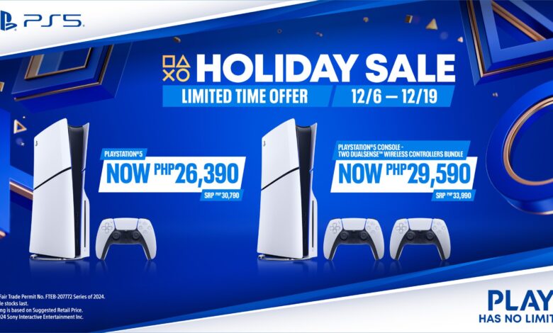 Holiday Sale 2024 in the Philippines featuring Discounts on PlayStation 5 and PS VR2