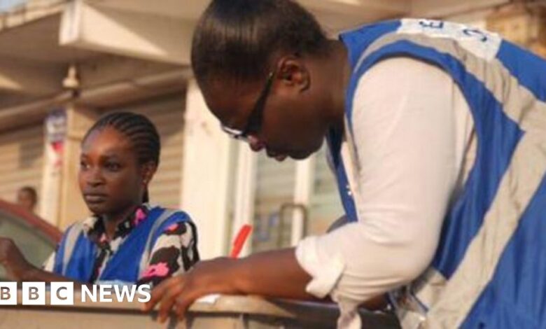 The counting of votes begins as the new president awaits