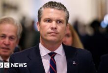 Hegseth objected after it was reported that Trump could replace him with DeSantis