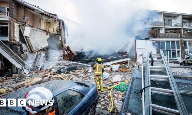 The explosion occurred at an apartment complex in The Hague