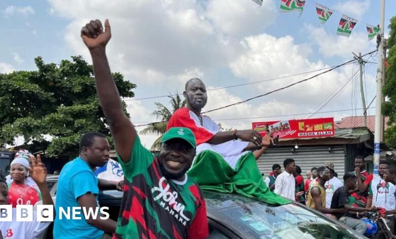 John Mahama emerged victorious while Mahamudu Bawumia accepted defeat