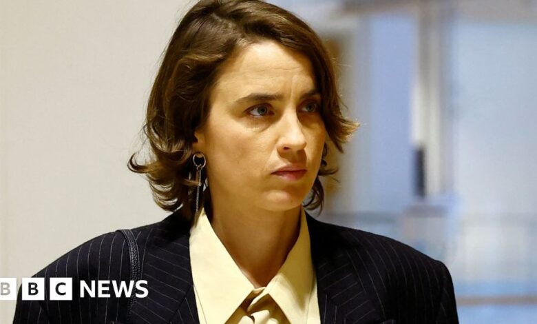 French actor Adèle Haenel confronts director Ruggia in sexual assault trial