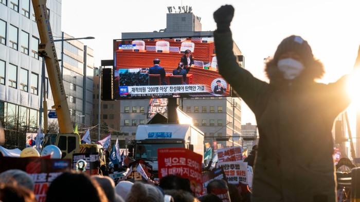 South Korean President vows to 'never give up' after impeachment