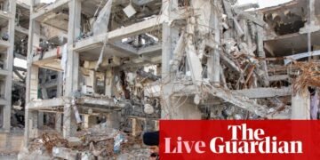 Middle East crisis live: Trump says he is ‘not at all’ worried about possible war crimes as his deadline for Iran nears