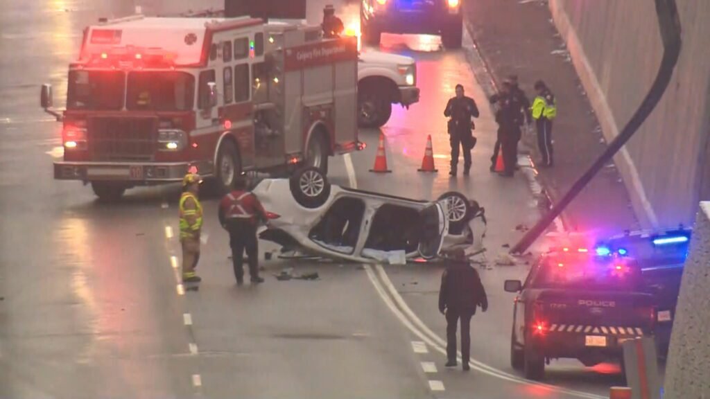Nasty Easter weekend weather leads to chaos on roads in Calgary area
